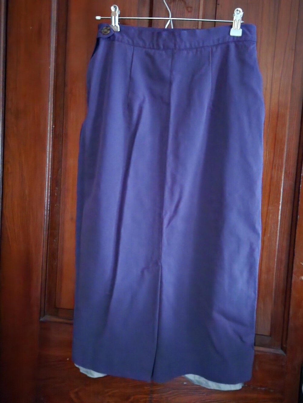 Redwood & Moss Purple Wool Skirt Size 12